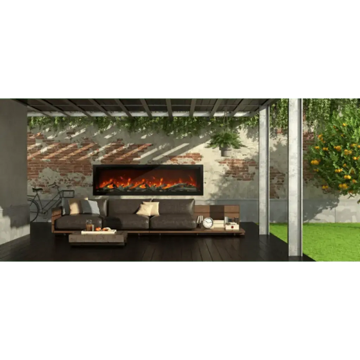 Amantii 34" Symmetry Extra Tall Built-in Smart WiFi Electric Fireplace Amantii