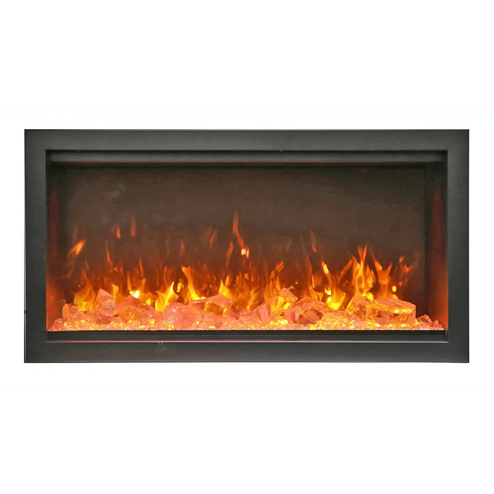 Amantii 34" Symmetry Extra Tall Built-in Smart WiFi Electric Fireplace Amantii