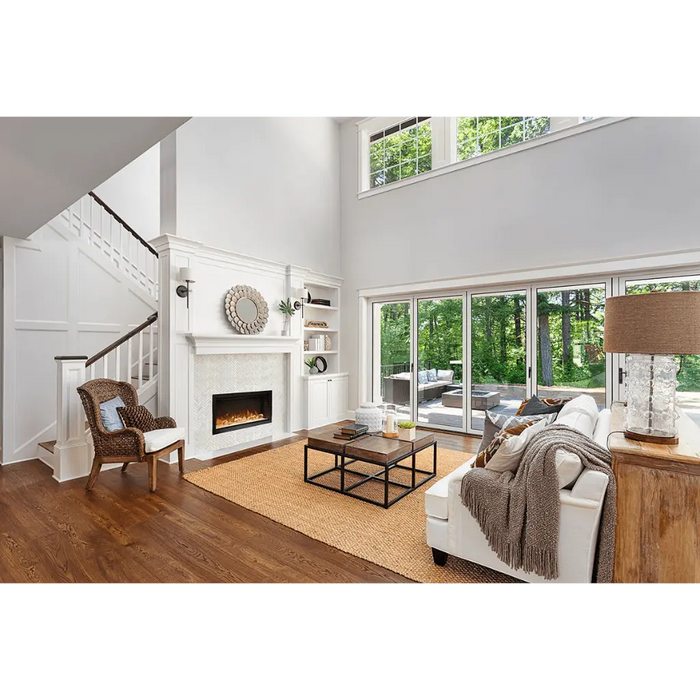 Amantii 34" Symmetry Extra Tall Built-in Smart WiFi Electric Fireplace Amantii