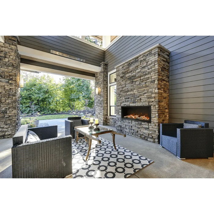 Amantii 34" Symmetry Extra Tall Built-in Smart WiFi Electric Fireplace Amantii