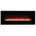 Amantii 34" Wall Mount/Flush Mount Electric Fireplace with Glass Surround Amantii