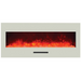 Amantii 34" Wall Mount/Flush Mount Electric Fireplace with Glass Surround Amantii