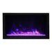 Amantii 40" Panorama Deep Extra Tall Electric Fireplace Amantii