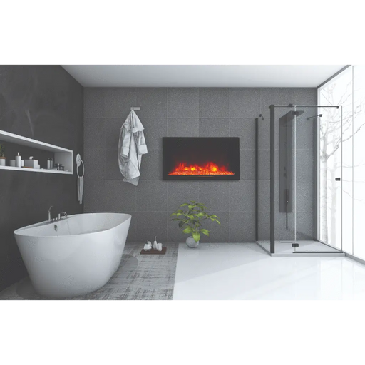 Amantii 40" Panorama Deep Extra Tall Electric Fireplace Amantii