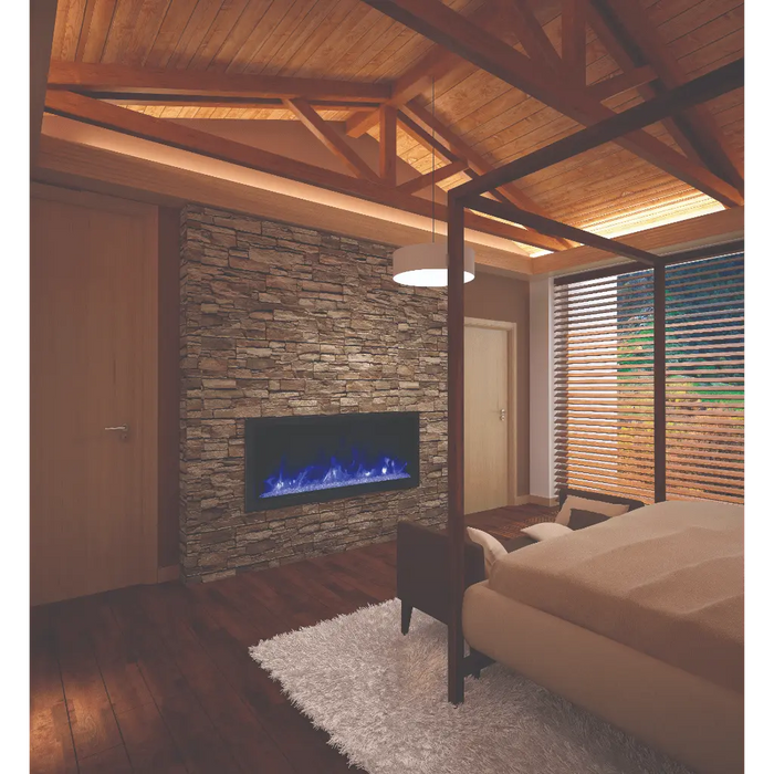 Amantii 40" Panorama Deep Extra Tall Electric Fireplace Amantii