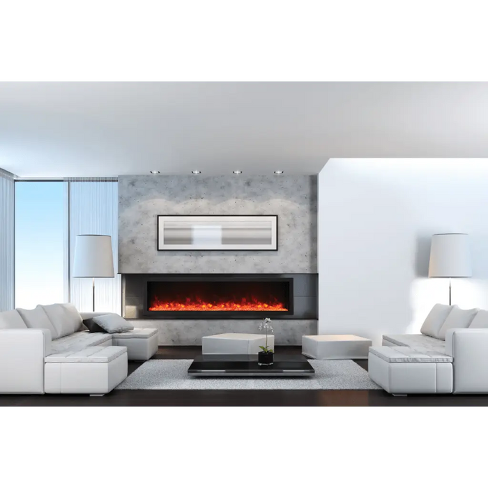 Amantii 40" Panorama Deep Extra Tall Electric Fireplace Amantii