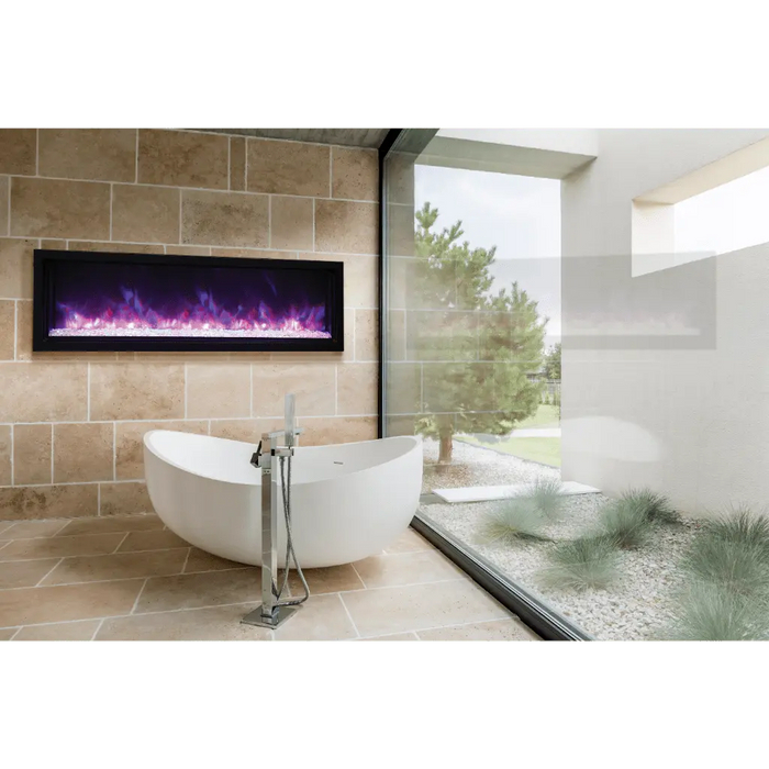 Amantii 40" Panorama Extra Slim Electric Fireplace Amantii