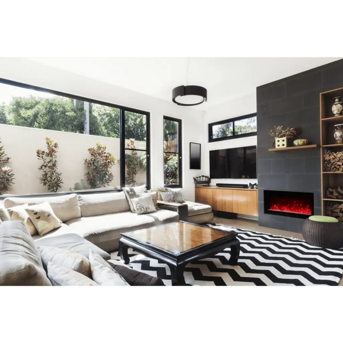 Amantii 42" Symmetry Built-in Smart WiFi Electric Fireplace Amantii