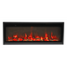 Amantii 50" Symmetry 3.0 Xtra Slim Smart WiFi Electric Fireplace Amantii