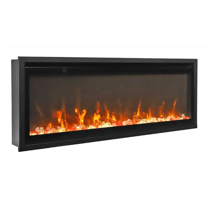 Amantii 50" Symmetry 3.0 Xtra Slim Smart WiFi Electric Fireplace Amantii