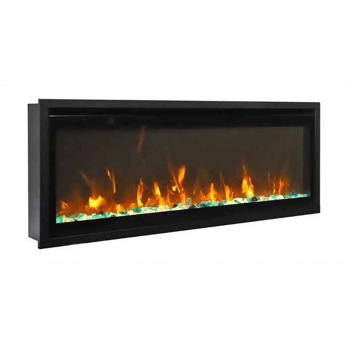 Amantii 50" Symmetry 3.0 Xtra Slim Smart WiFi Electric Fireplace Amantii