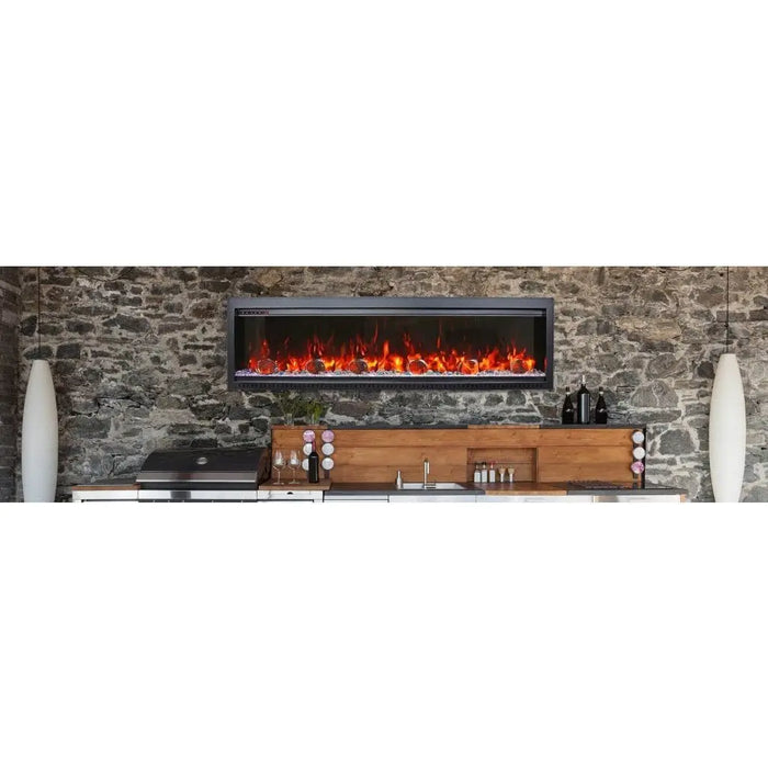 Amantii 50" Symmetry Bespoke Built-In Electric Fireplace with Wifi and Sound Amantii