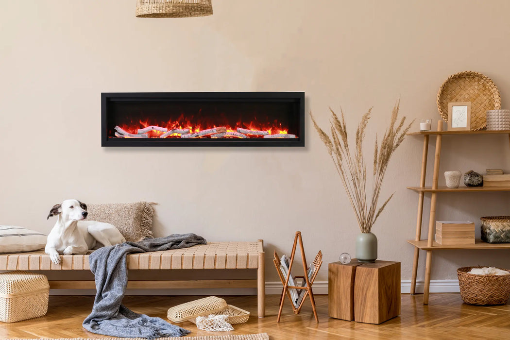 Amantii 50" Symmetry Bespoke Built-In Electric Fireplace with Wifi and Sound Amantii