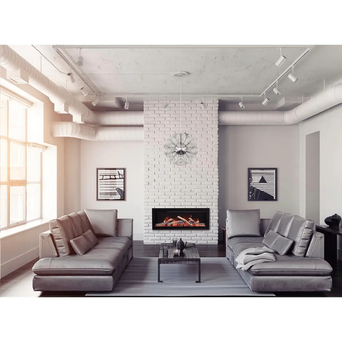 Amantii 50" Symmetry Built-in Smart WiFi Electric Fireplace Amantii