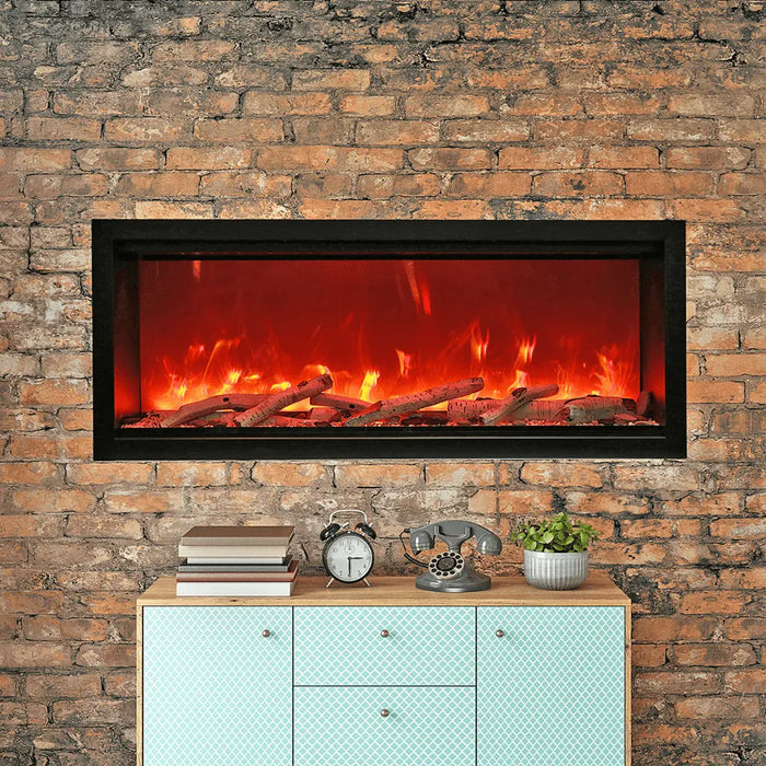 Amantii 50" Symmetry Extra Tall Built-in Smart WiFi Electric Fireplace Amantii