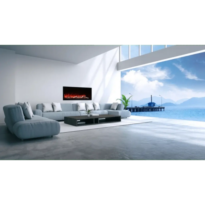 Amantii 50" Symmetry Extra Tall Built-in Smart WiFi Electric Fireplace Amantii