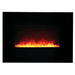 Amantii 50" Wall Mount/Flush Mount Electric Fireplace with Glass Surround Amantii