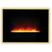 Amantii 50" Wall Mount/Flush Mount Electric Fireplace with Glass Surround Amantii