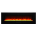 Amantii 50" Wall Mount/Flush Mount Electric Fireplace with Glass Surround Amantii
