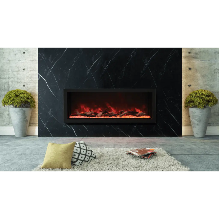 Amantii 60" Panorama Deep Extra Tall Electric Fireplace Amantii
