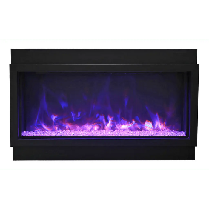 Amantii 60" Panorama Deep Indoor or Outdoor Electric Fireplace Amantii