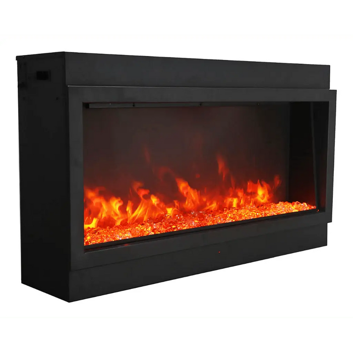 Amantii 60" Panorama Deep Indoor or Outdoor Electric Fireplace Amantii