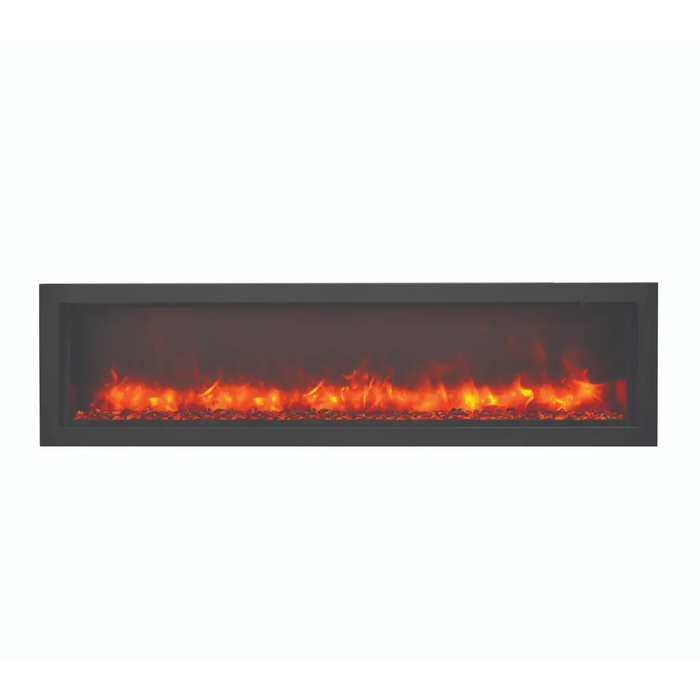 Amantii 60" Panorama Slim Indoor or Outdoor Electric Fireplace Amantii