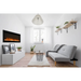 Amantii 60" Symmetry 3.0 Xtra Slim Smart WiFi Electric Fireplace Amantii