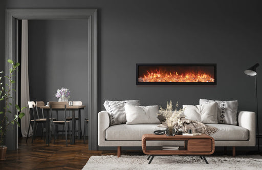 Amantii 60" Symmetry Bespoke Built-In Electric Fireplace with Wifi and Sound Amantii