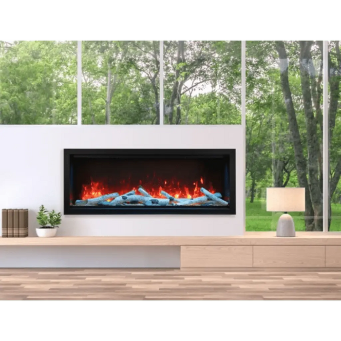 Amantii 60" Symmetry Extra Tall Built-in Smart WiFi Electric Fireplace Amantii
