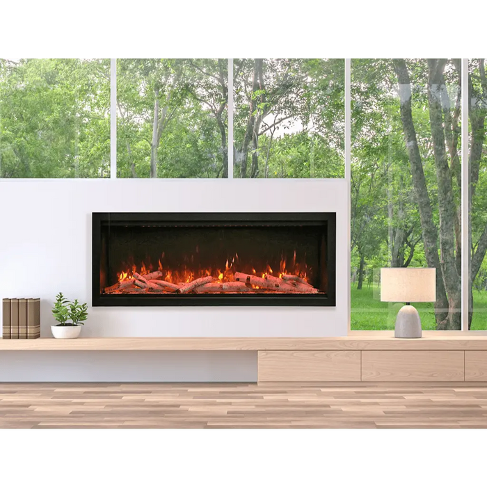 Amantii 60" Symmetry Extra Tall Built-in Smart WiFi Electric Fireplace Amantii