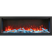 Amantii 60" Symmetry Extra Tall Built-in Smart WiFi Electric Fireplace Amantii