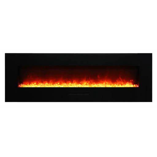 Amantii 60" Wall Mount/Flush Mount Electric Fireplace with Glass Surround Amantii