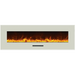 Amantii 60" Wall Mount/Flush Mount Electric Fireplace with Glass Surround Amantii