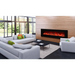 Amantii 60" Wall Mount/Flush Mount Electric Fireplace with Glass Surround Amantii