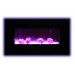 Amantii 60" Wall Mount/Flush Mount Electric Fireplace with Glass Surround Amantii