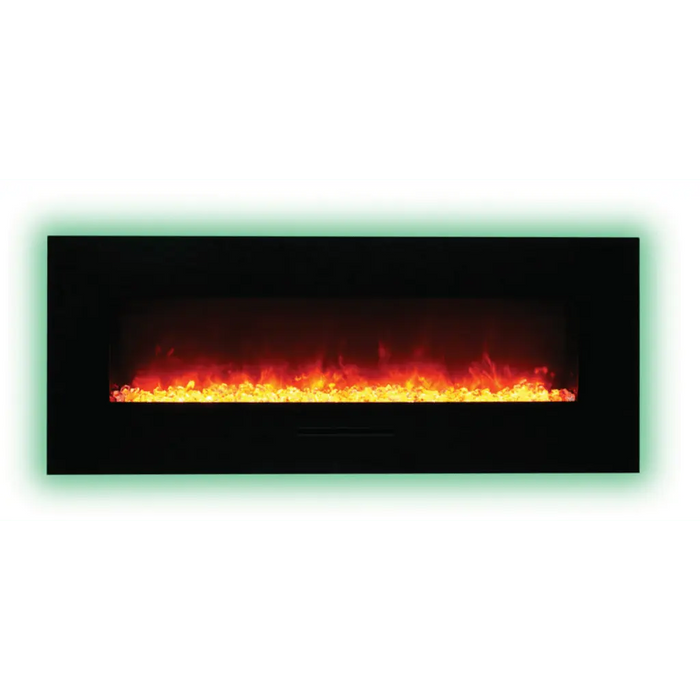 Amantii 60" Wall Mount/Flush Mount Electric Fireplace with Glass Surround Amantii