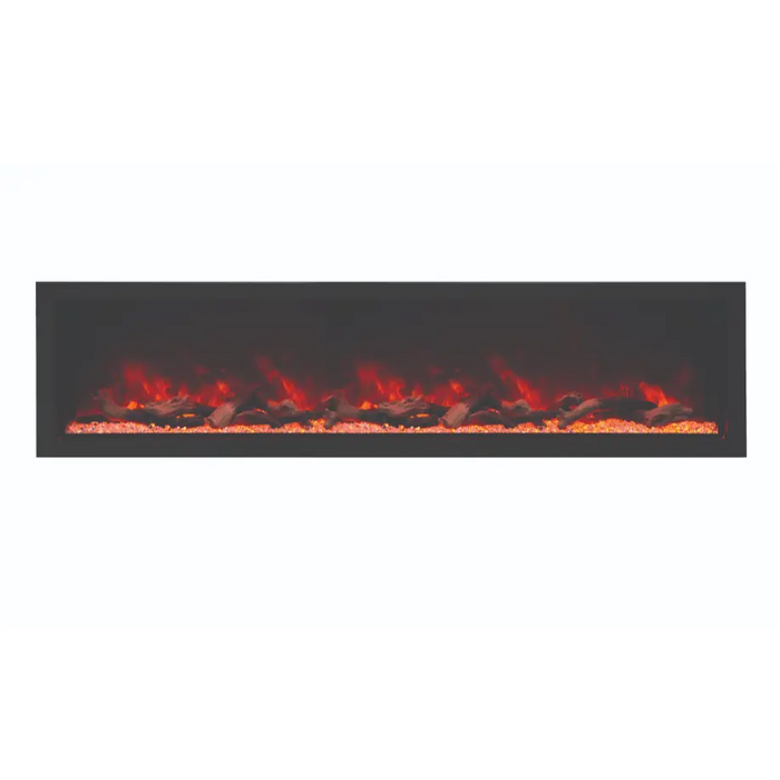 Amantii 72" Panorama Deep Extra Tall Electric Fireplace Amantii