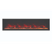Amantii 72" Panorama Deep Extra Tall Electric Fireplace Amantii
