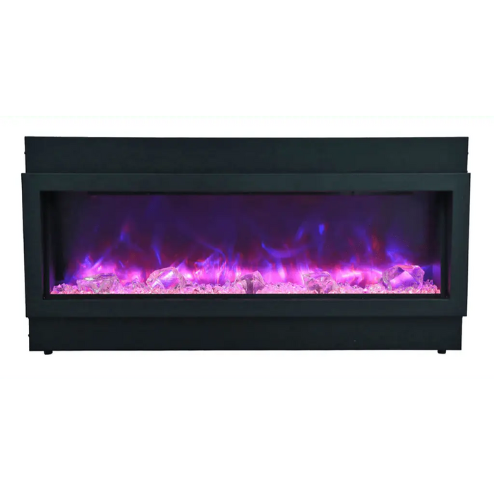 Amantii 72" Panorama Deep Extra Tall Electric Fireplace Amantii