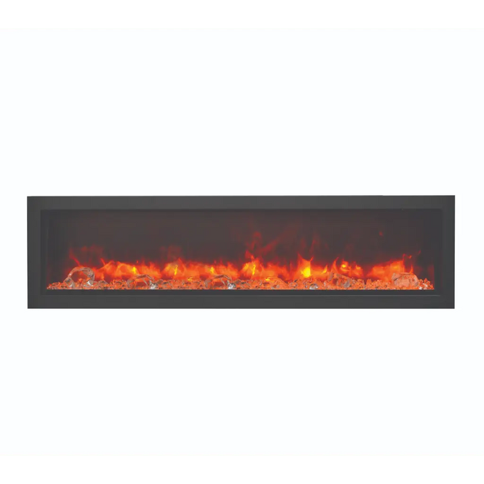 Amantii 72" Panorama Deep Indoor or Outdoor Electric Fireplace Amantii