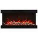 Amantii 72" Tru-View XL XT Three Sided Electric Fireplace Amantii