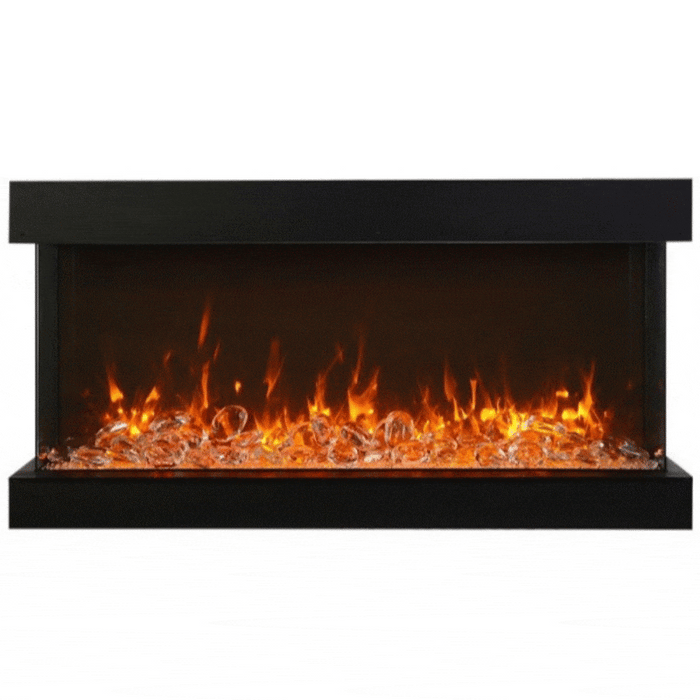 Amantii 72" Tru-View XL XT Three Sided Electric Fireplace Amantii Dreamwood Living