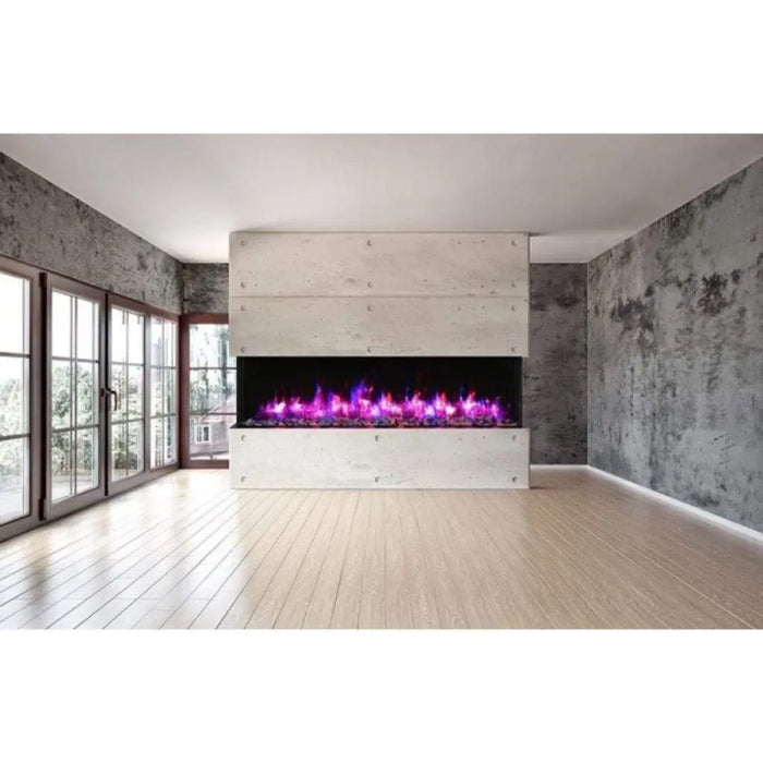 Amantii 72" Tru-View XL XT Three Sided Electric Fireplace Amantii