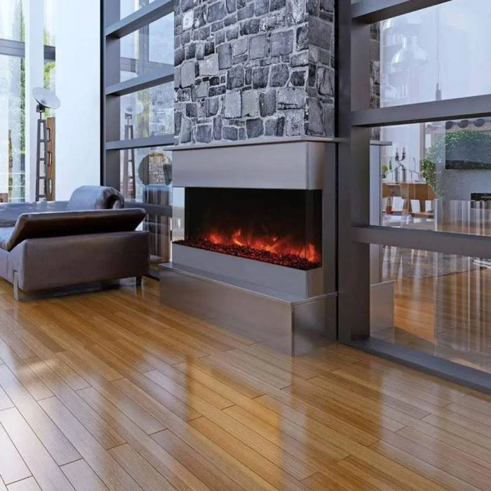 Amantii 72" Tru-View XL XT Three Sided Electric Fireplace Amantii