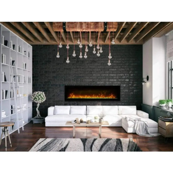 Amantii 74" Symmetry-B Built-in Electric Fireplace Amantii