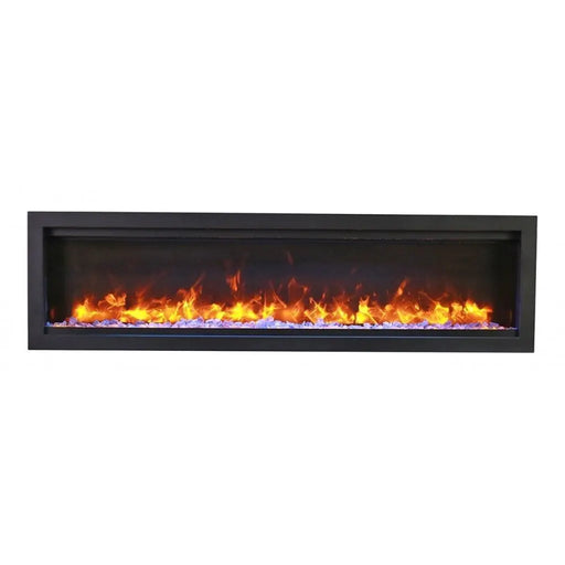 Amantii 74" Symmetry Bespoke Built-In Electric Fireplace with Wifi and Sound Amantii