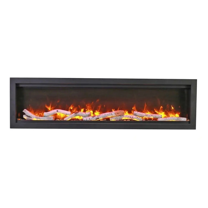 Amantii 74" Symmetry Bespoke Built-In Electric Fireplace with Wifi and Sound Amantii
