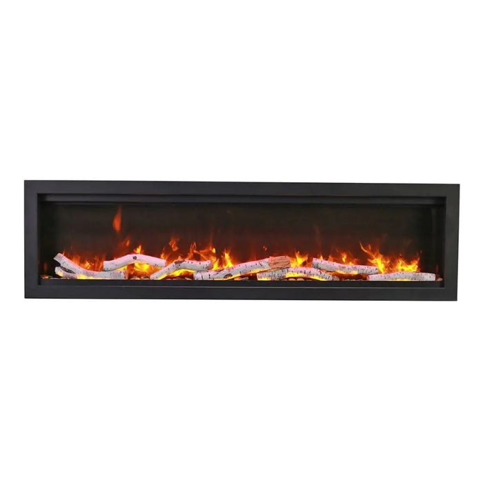 Amantii 74" Symmetry Bespoke Built-In Electric Fireplace with Wifi and Sound Amantii