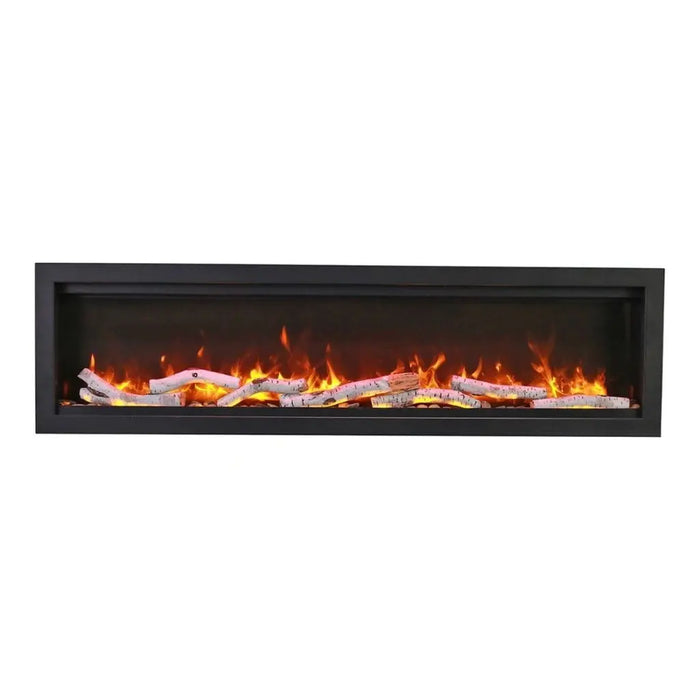 Amantii 74" Symmetry Bespoke Built-In Electric Fireplace with Wifi and Sound Amantii